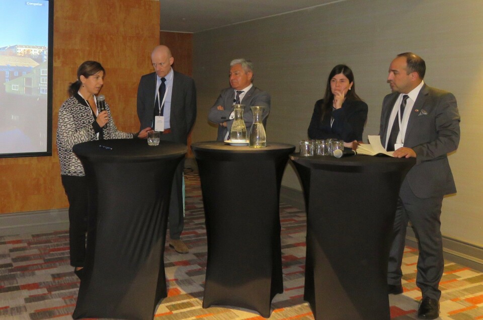Panel sobre Salud de Peces. Foto: Karla Faundez, Salmonexpert.