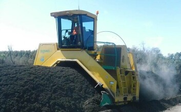 Sustrato tipo compost elaborado a partir de lodos. Foto: Rilesur. Sustrato tipo compost elaborado a partir de lodos. Foto: Rilesur.