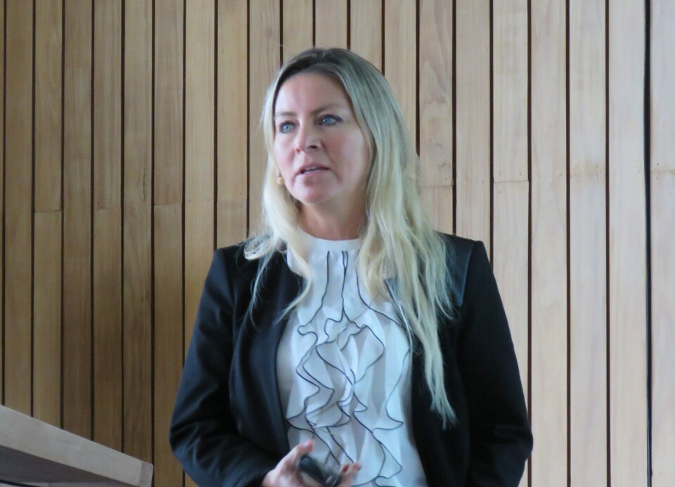 Mv. Marcela Delgado, business and development manager de STK Aquamor. Foto: Francisco Soto, Salmonexpert.