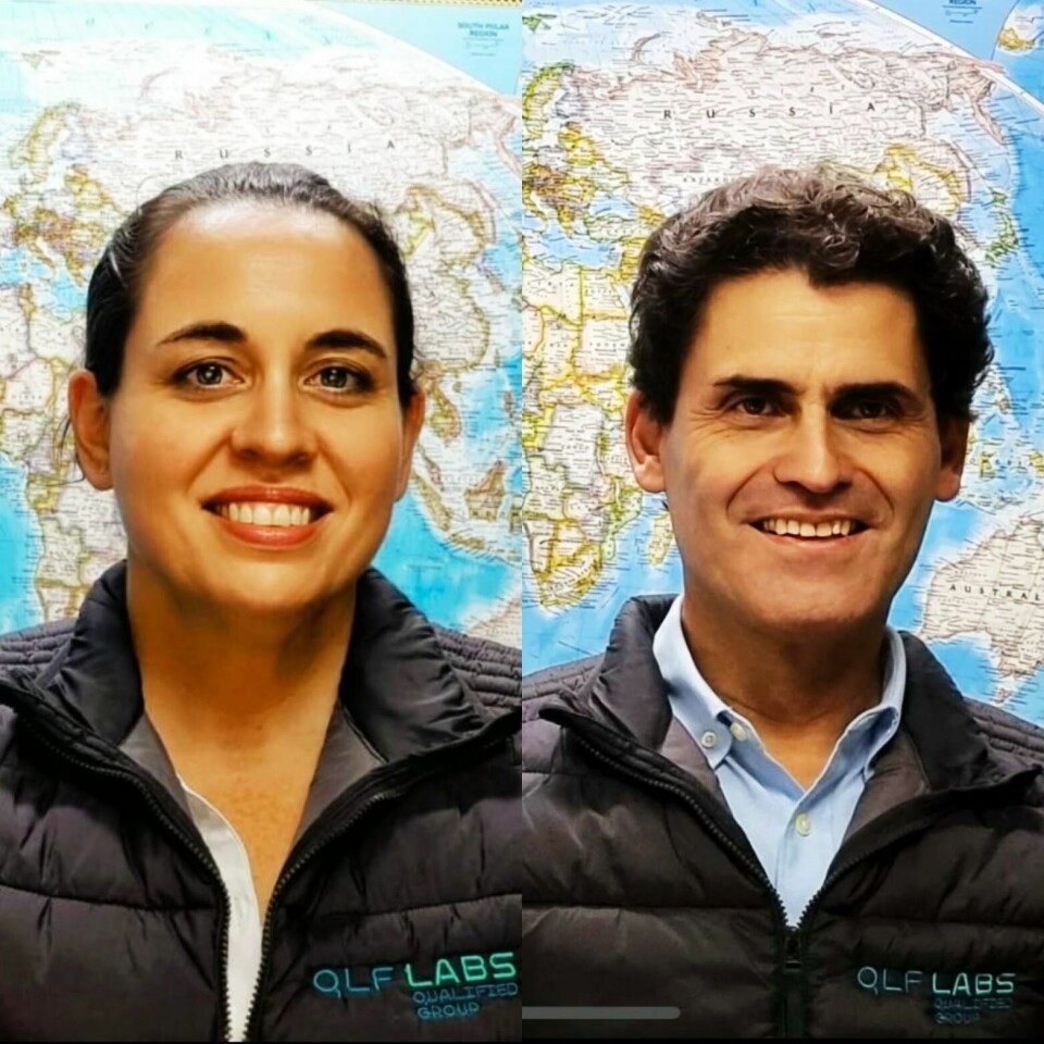 Carolina Doren y Roberto Fuenzalida. Foto: QLF Labs.