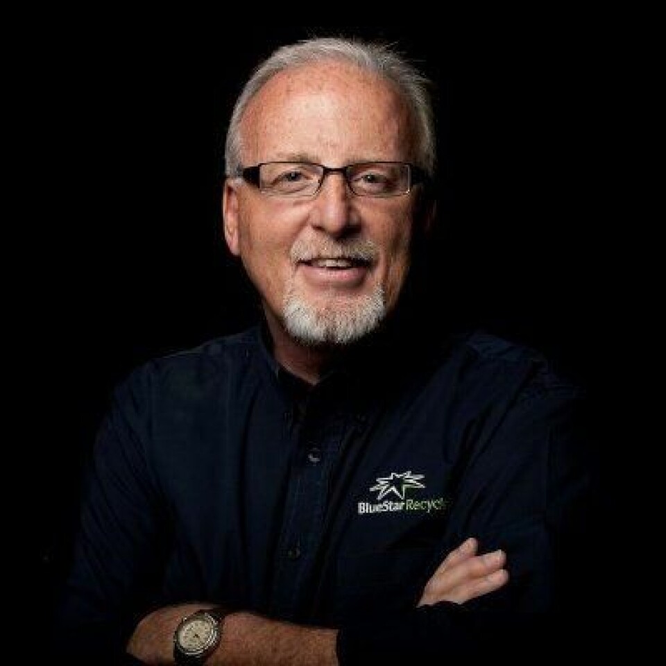 Bill Morris, co fundador y CEO de Blue Star Recyclers. Foto: ReCrea.