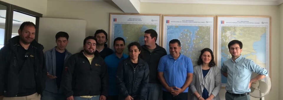 Funcionarios de la dirección regional de Los Lagos asistentes a la asesoría técnica. Foto: Rubén Avendaño-Herrera.