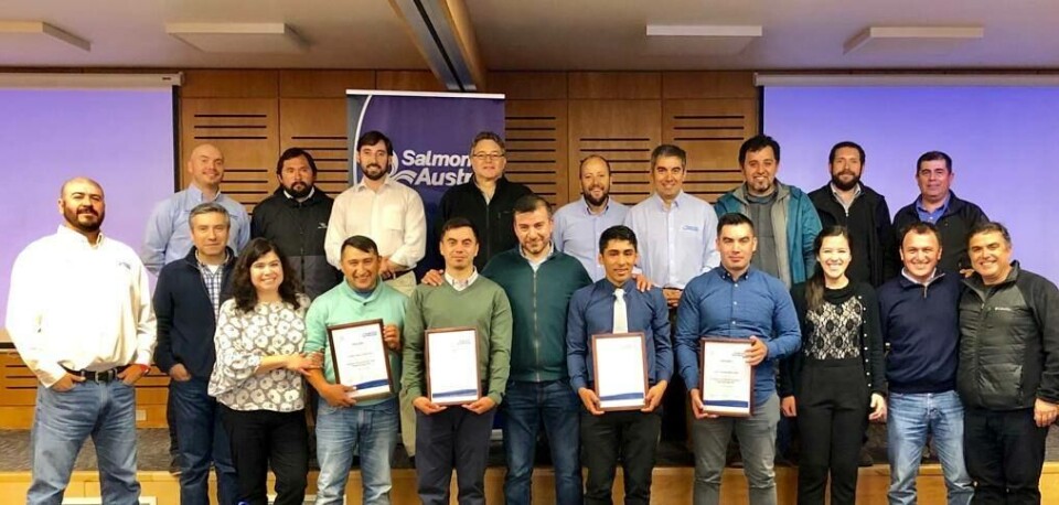El programa es desarrollado por el departamento de Recursos Humanos de la compañía. Foto: Salmones Austral.