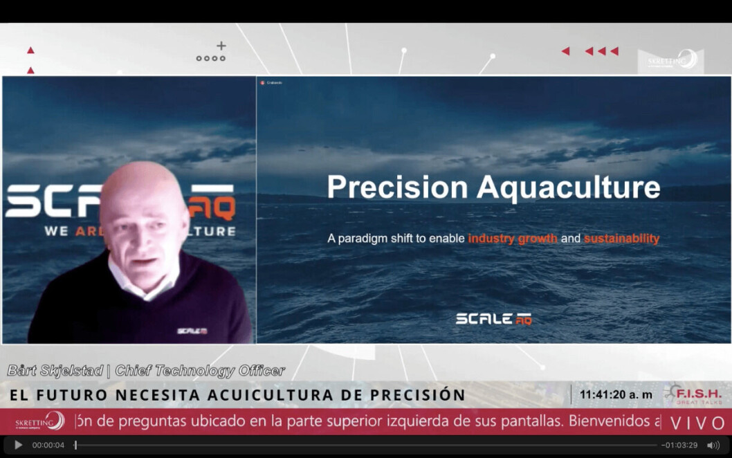 Bård Skjelstad, Chief Technology Officer de ScaleAQ global y sus apreciaciones sobre la tecnología automatizada de la acuicultura del futuro. Bård Skjelstad, Chief Technology Officer de ScaleAQ global y sus apreciaciones sobre la tecnología automatizada de la acuicultura del futuro.