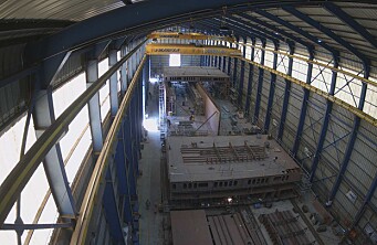Los avances en la construcción del wellboat más grande hecho en Chile