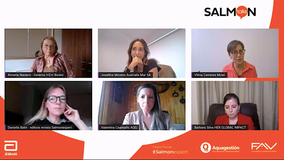 Primera charla Salmon Talks reunió a una alta cantidad de asistentes online.