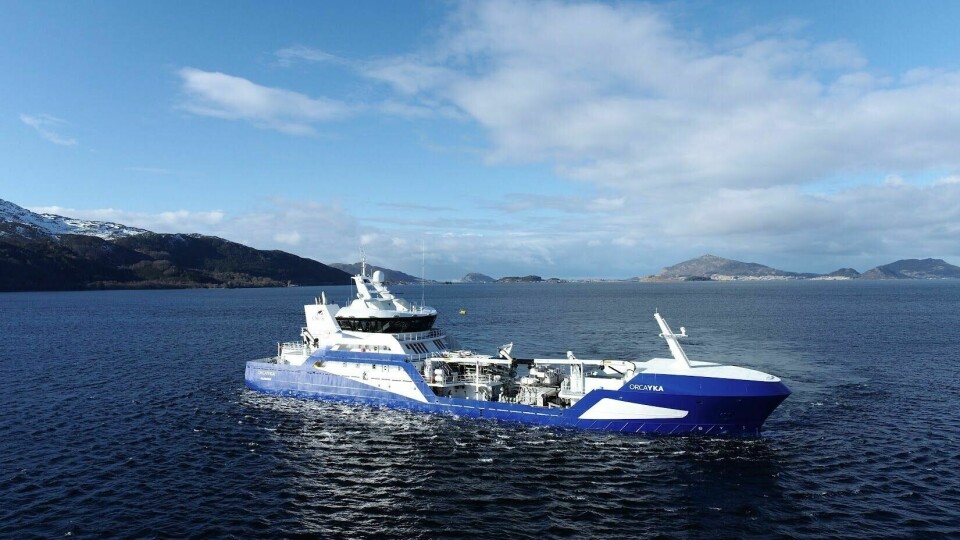 Nuevo wellboat que será entregado a Naviera Orca Chile. Foto: Skipskompetanse.