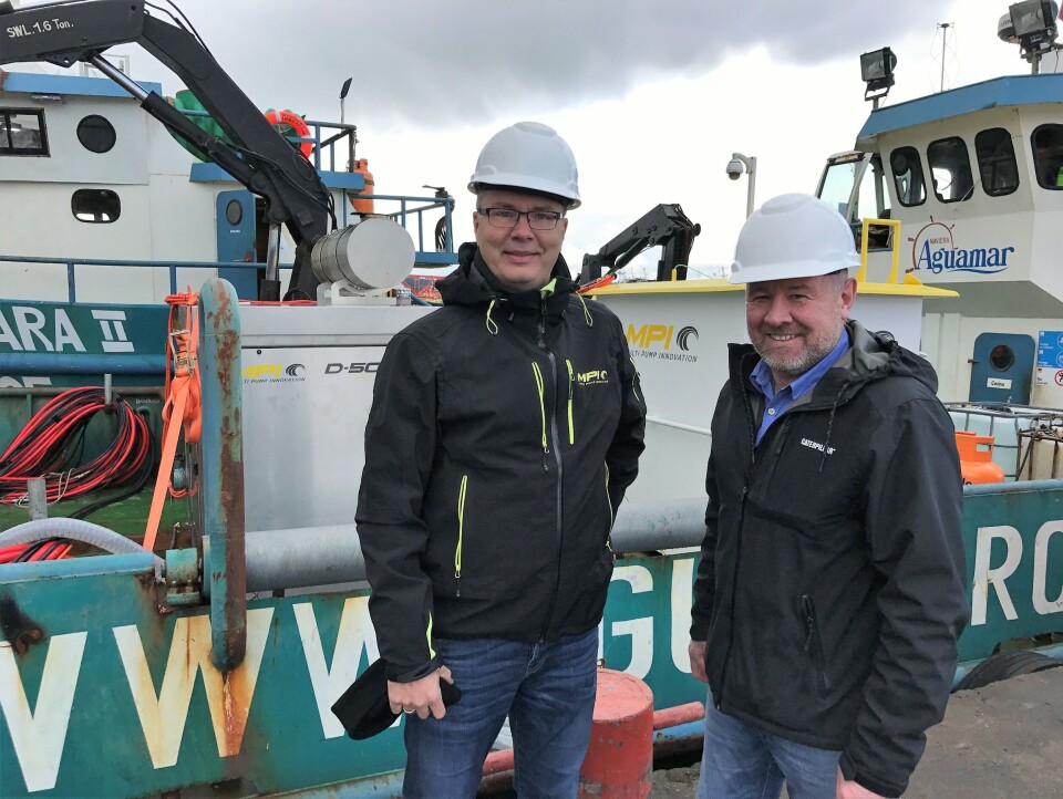 Kåre Myrvåg, CEO de MPI y Gary McNicol, CEO de Fenix. Imagen: MPI.