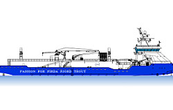 Productor de truchas convierte buque de servicio petrolero en gran wellboat