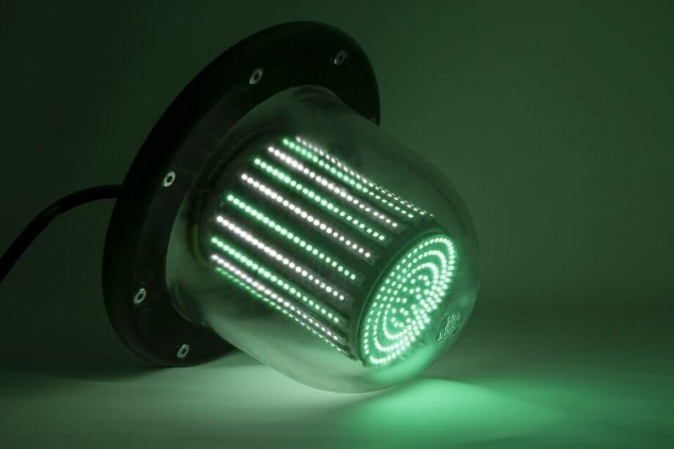 Lámpara de Bioled para proyectos acuícolas. Imagen: Bioled.