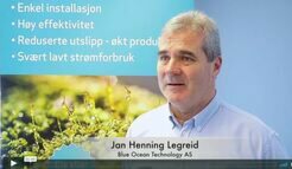 Jan Henning Legreid, jefe de Desarrollo de Productos y Ventas de Blue Ocean Technology.