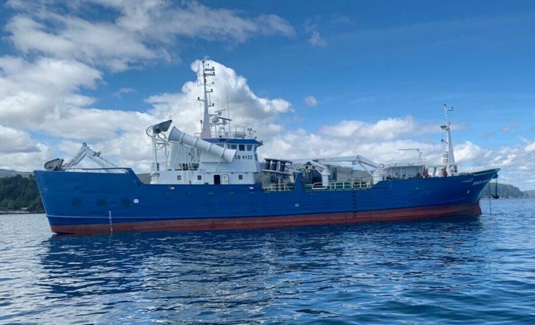 Nave Santa María de Lota Protein, que se integra esta temporada a la flota Proyecto Tridente. Foto: Landes. Nave Santa María de Lota Protein, que se integra esta temporada a la flota Proyecto Tridente. Foto: Landes.