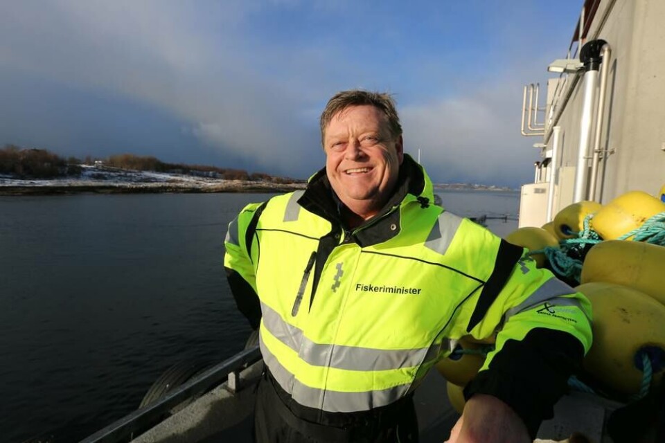 El ministro de Pesca de Noruega, Harald T. Nesvik. Foto: Ministerio de Comercio y Pesca de Noruega.