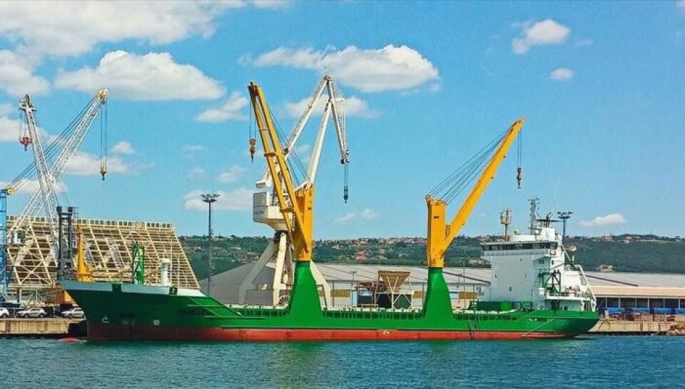 La nave tiene una eslora de 98 metros, con capacidad de 6.400 toneladas de carga. Foto: Transmarko.