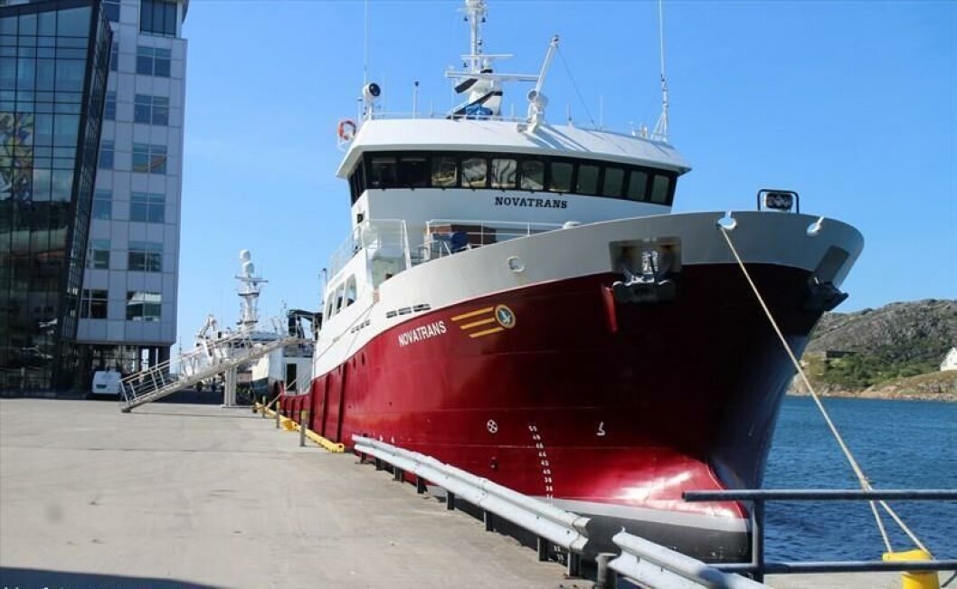 El centro de cultivo está ubicado en el otro extremo de Freifjorden en el municipio de Kristiansund. Foto: Norsk Fisketransport. El centro de cultivo está ubicado en el otro extremo de Freifjorden en el municipio de Kristiansund. Foto: Norsk Fisketransport.