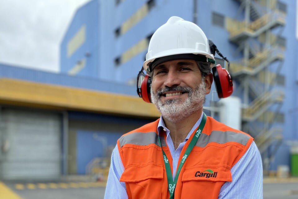 Nuevo gerente general de Cargill en Chile, Juan Enrique Rosales. Foto: Cargill.