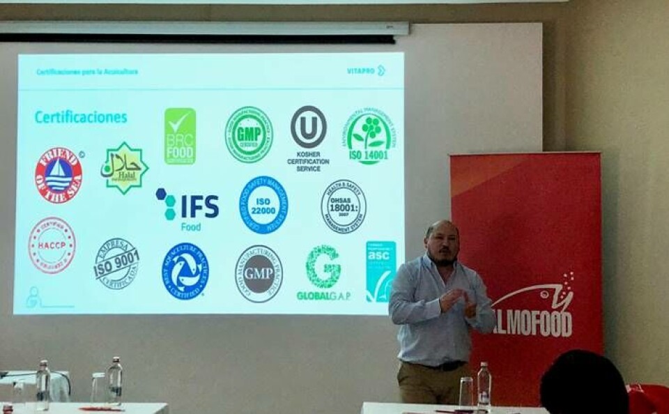 Salmofood dictó workshop para clientes extranjeros