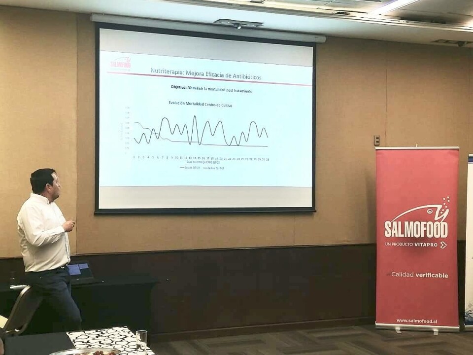 La jornada se realizó en conjunto con Australis Seafoods y Centrovet. Foto: Salmofood.