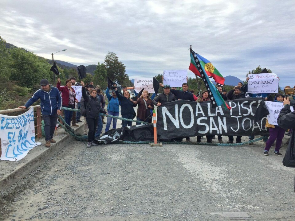 Vecinos de Hornopirén están en contra de construcción de Piscicultura. Foto: Municipalidad Hualaihué.