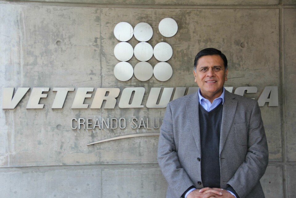 El gerente Técnico de I&D en la empresa, Samuel Valdebenito. Foto: Veterquimica.