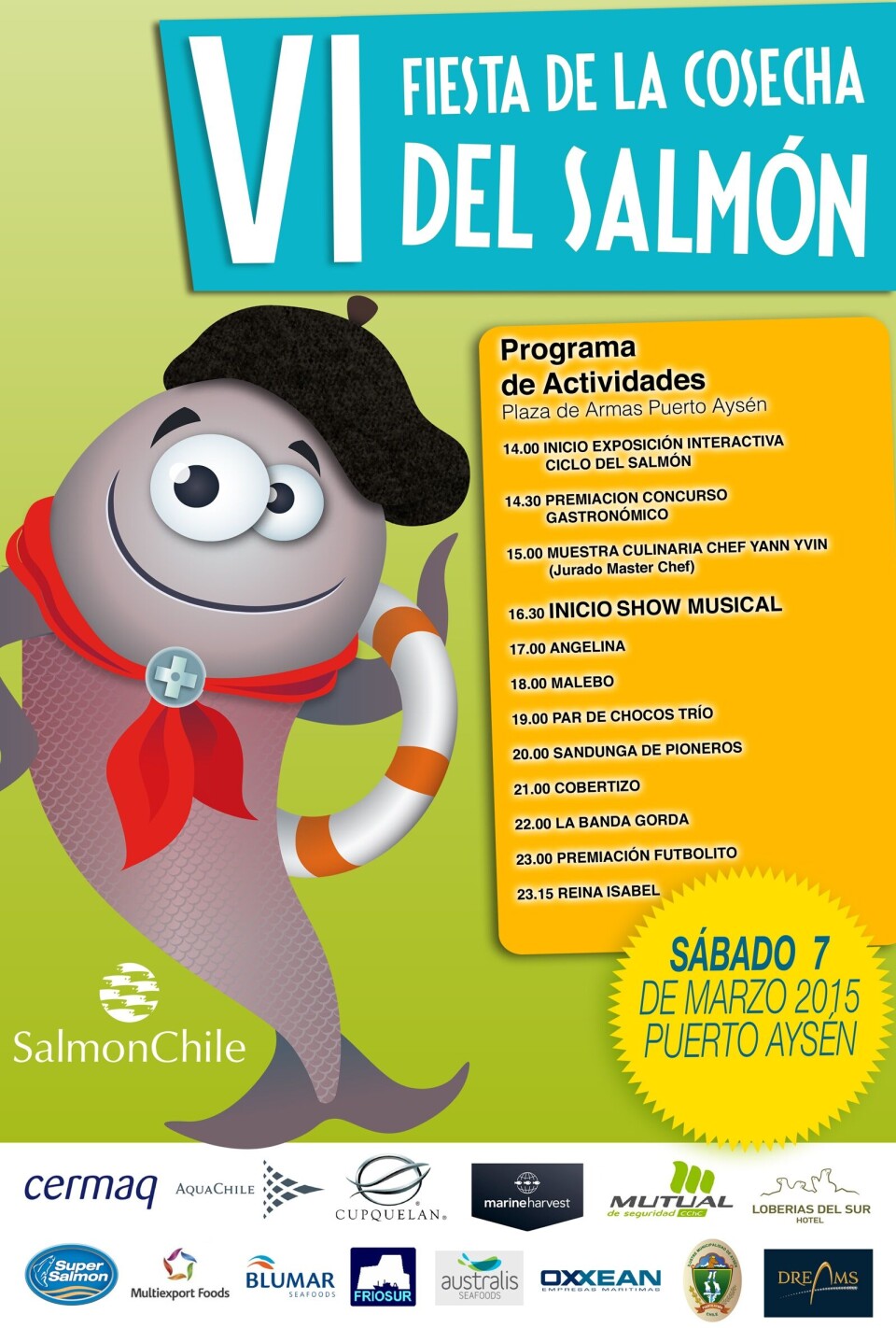 VI versión de la Fiesta de la Cosecha del Salmón en Aysén