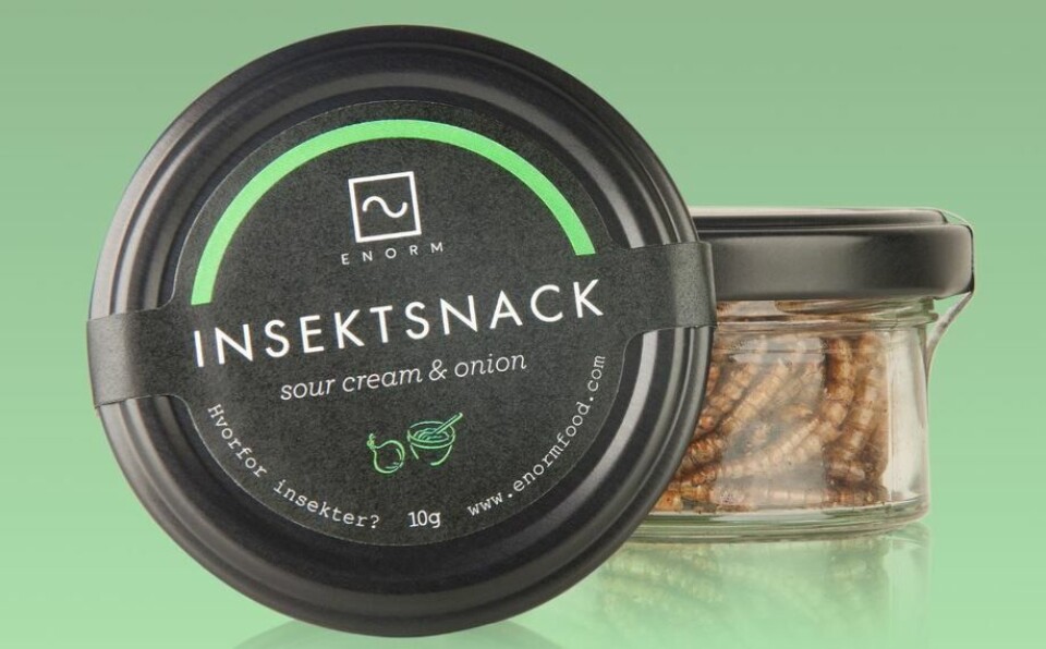Enorm ya vende una variedad de alimentos en base a insectos, como la crema 'Insektsnack'. Foto: Enorm.