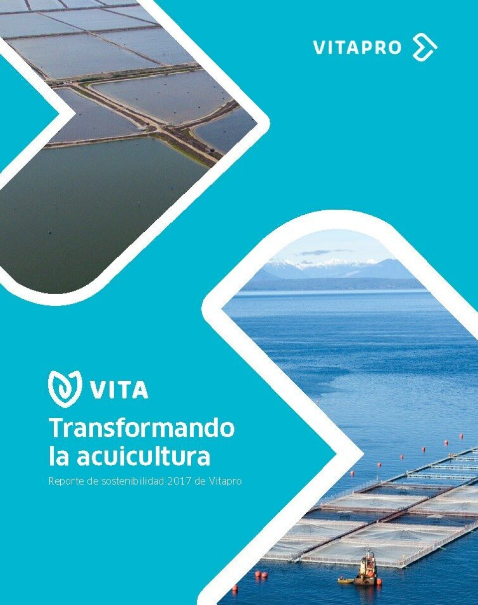 Foto: Portada del Reporte de sostenibilidad 2017 de Vitapro.