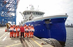 Wellboat de Intership arriba a Chile y aprueba todas las exigencias para operar