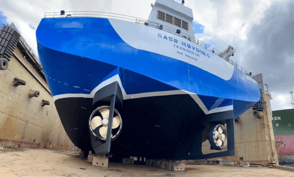 La nave tiene 83,2 metros de eslora y 30,9 metros de manga. Foto: Frøy.