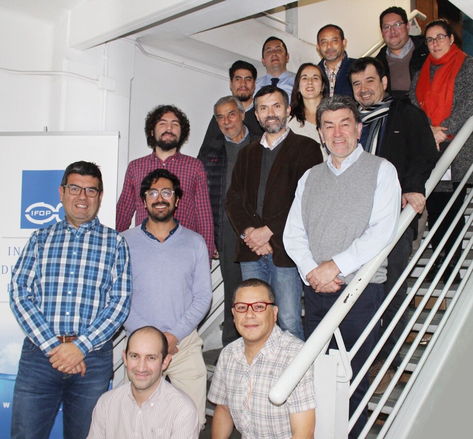 Grupo de trabajo del IFOP que lidera este proyecto. Foto: IFOP.