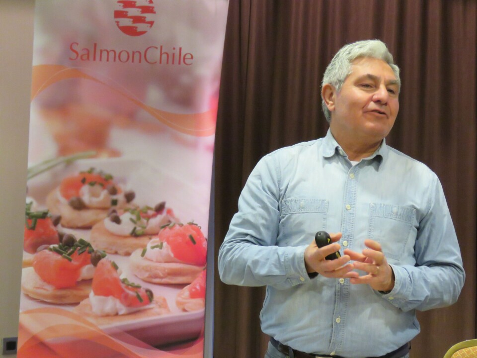 Arturo Clément, presidente de Salmonchile. Imagen: Loreto Appel, Salmonexpert.