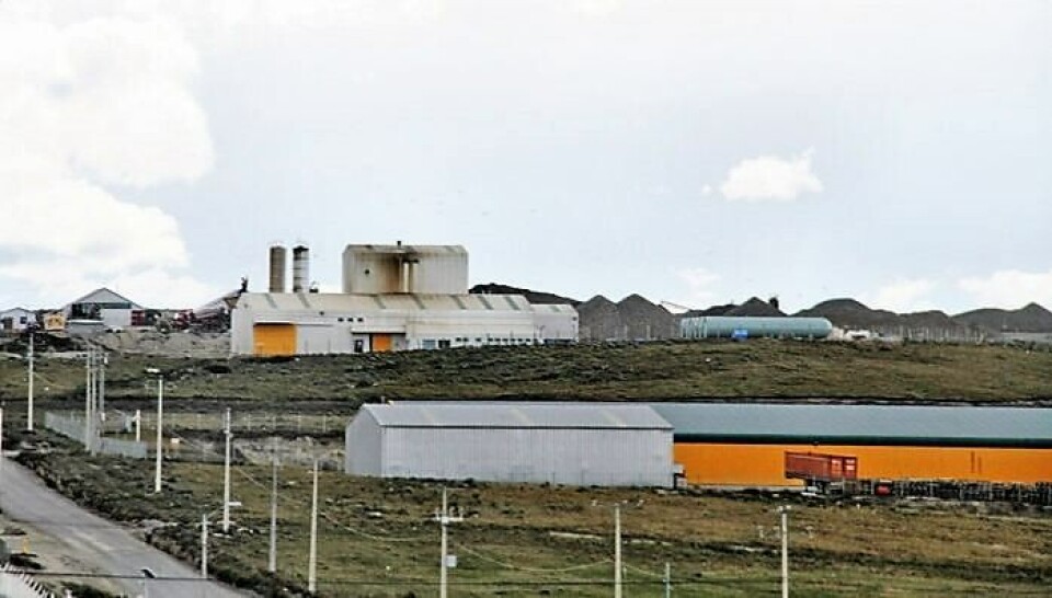 Planta de AquaProtein en Porvenir. Foto: La Prensa Austral.