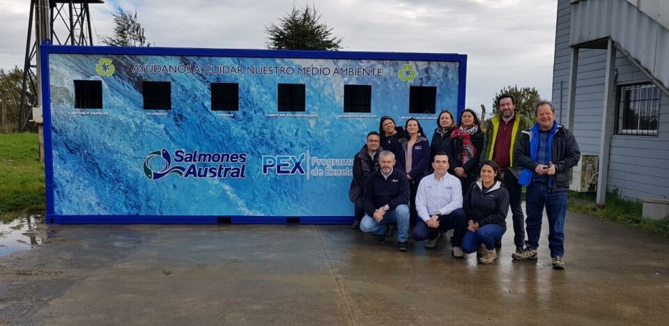 Salmones Austral instala Punto Limpio en Puerto Montt. Imagen, Salmones Austral.