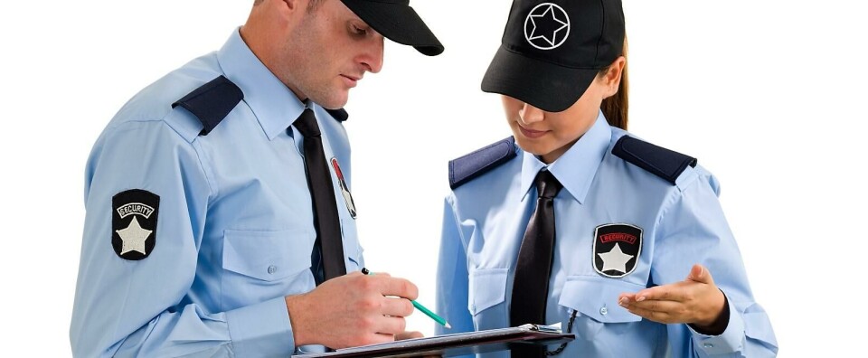 Imagen referencial guardia de seguridad.