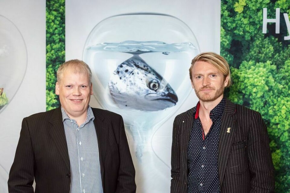 Erlend Haugsbø y Stig Amdam de compañía noruega Hyperthermics AS. Foto: Cecilie Hatløy.