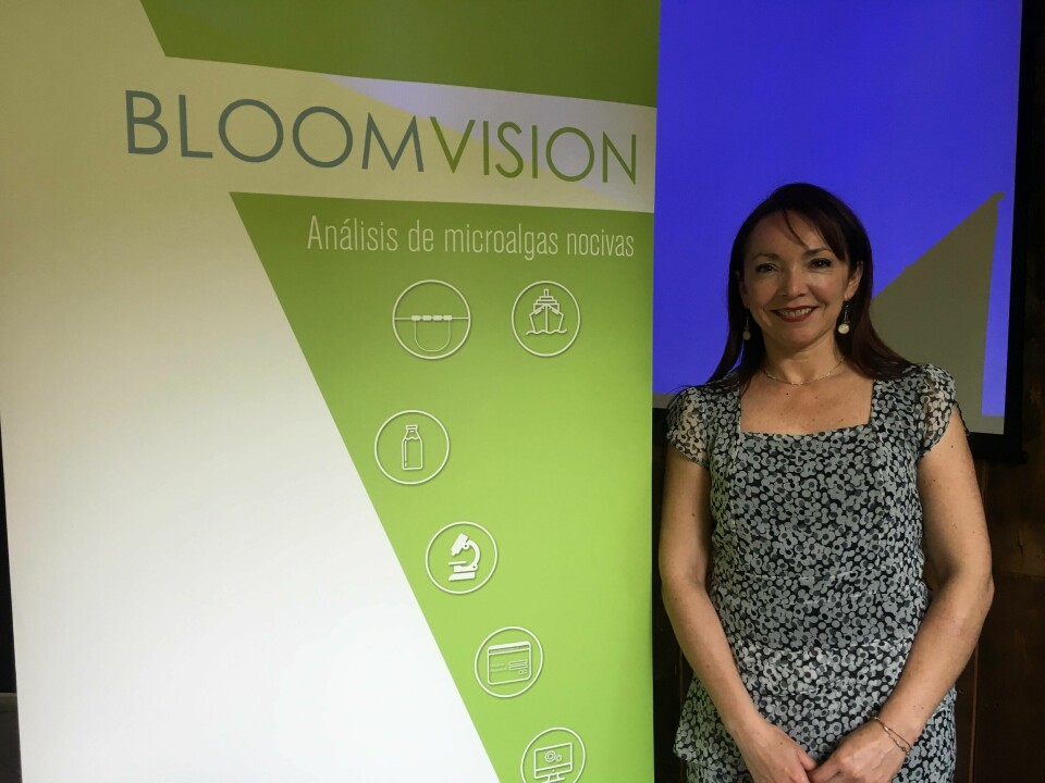 Nathalie Fuica, directora de Bloomvision, valoró el apoyo de IncubatecUFRO, del Programa Salmón Sustentable, el Gobierno Regional y el Centro de Negocios de Sercotec. Foto: Salmonexpert.