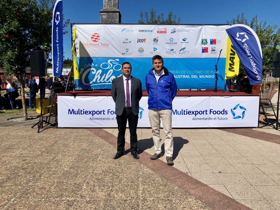 Multiexport Foods fue una de las empresas presentes en la Vuelta a Chiloé. Foto: Multiexport Foods.
