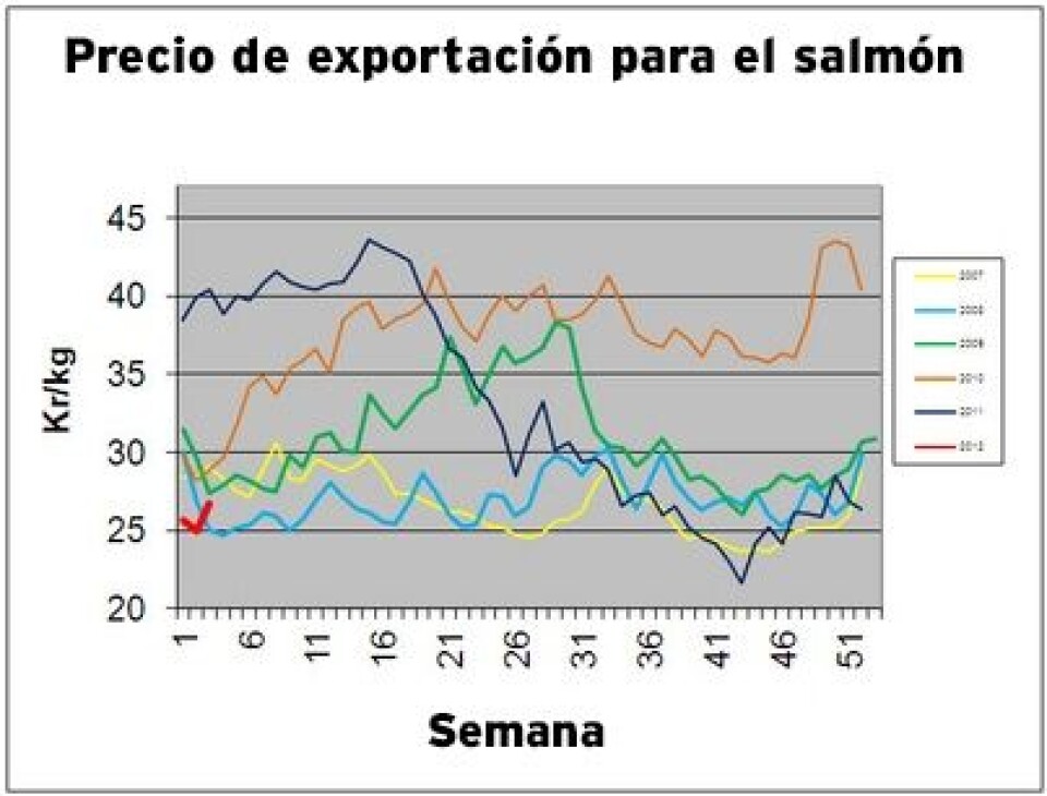 Se recupera el precio del salmón noruego