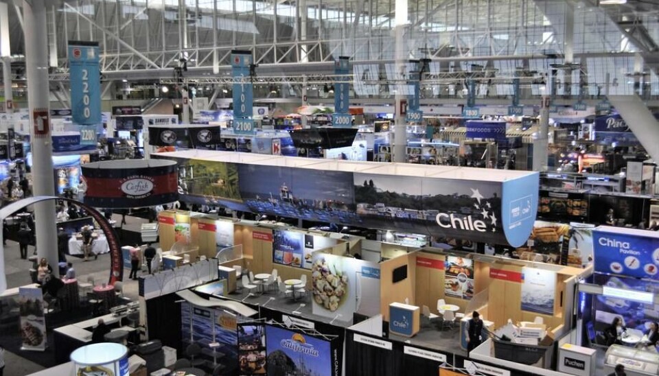 Pabellón chileno en la Seafood Expo North America, de Boston, EE.UU.