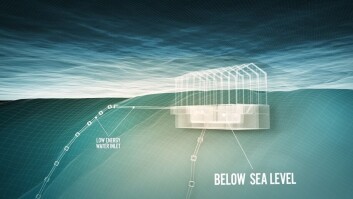Los estanques de Andfjord Salmon están por debajo del nivel del mar, lo que hace que bombear agua desde las profundidades consuma menos energía. Los estanques de Andfjord Salmon están por debajo del nivel del mar, lo que hace que bombear agua desde las profundidades consuma menos energía.