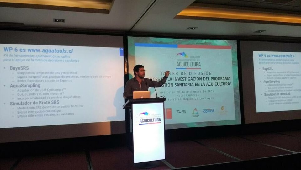 Dr. Fernando Mardones. Foto: Francisco Soto, Salmonexpert.