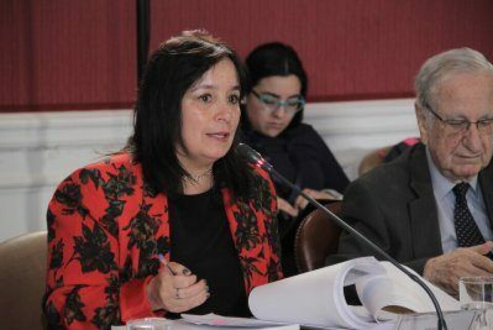 Senadora Carmen Gloria Aravena. Foto: Senado.