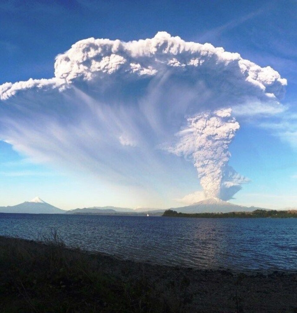 Sernageomin baja a alerta verde volcanes Calbuco y Chaitén