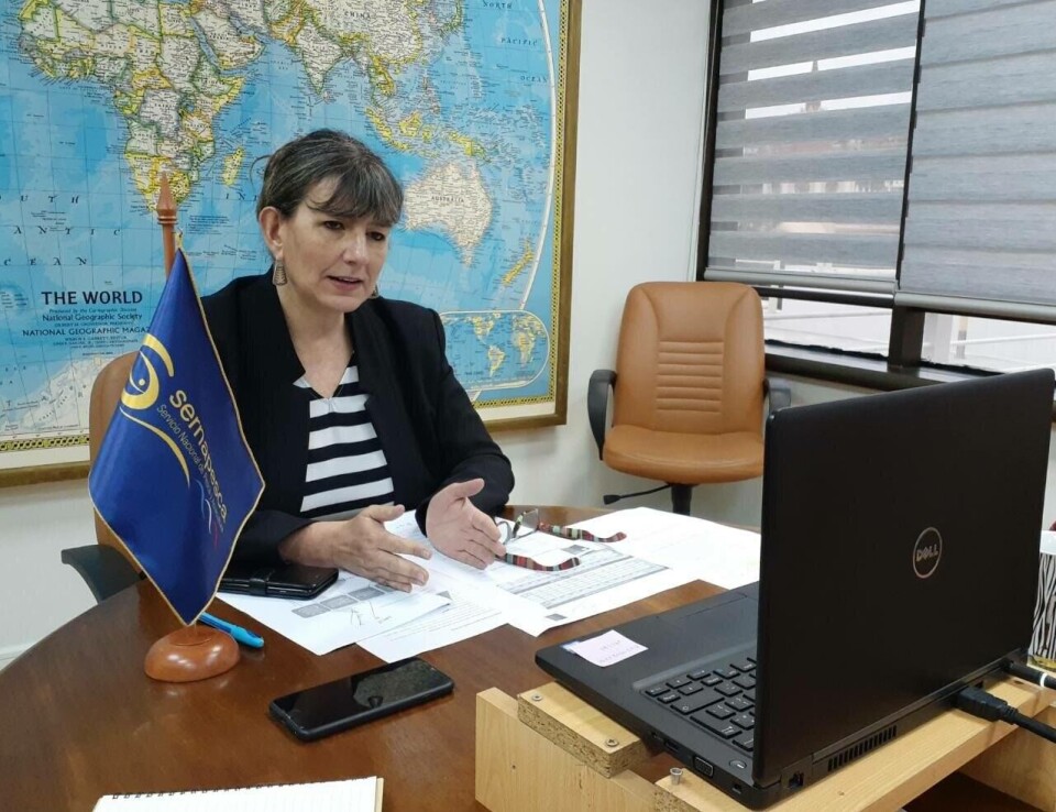 Alicia Gallardo, directora nacional de Sernapesca. Foto: Sernapesca.