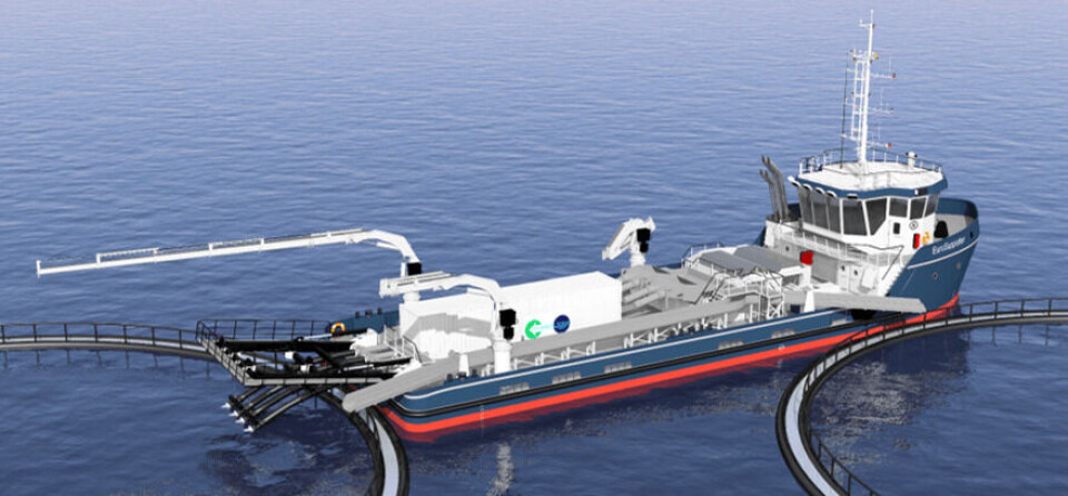 Barcasa con el sistema Hydrolicer. Imagen: Hydrolicer Production AS.