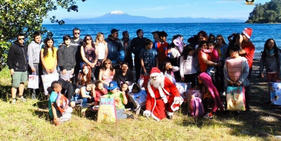 Los niños beneficiados son del Hogar Mi Casa de Osorno y Vicente Pérez Rosales de Puerto Montt. Foto: Skretting Chile.