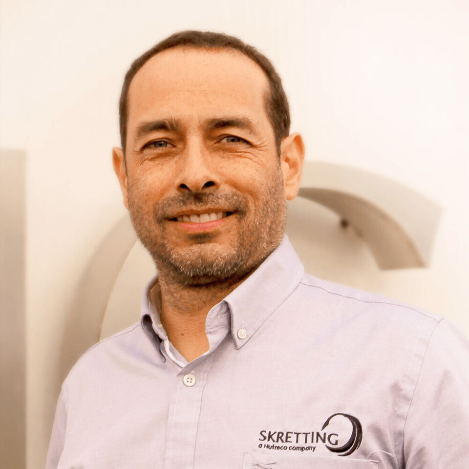 Agustín Adasme, nuevo Business Intelligence Manager de Skretting Chile. Foto: Skretting Chile.