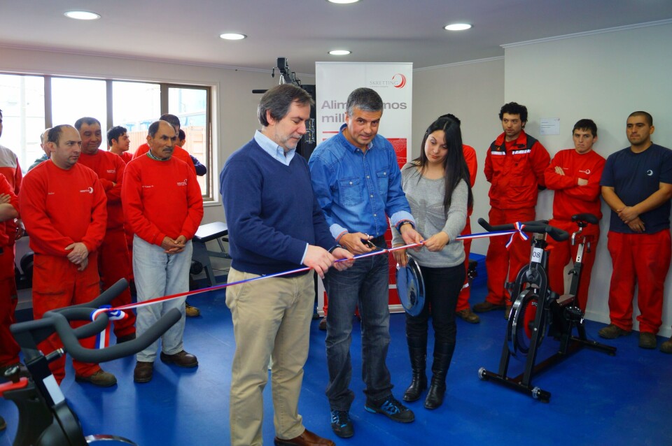 Skretting Chile inauguró gimnasio en Puerto Montt