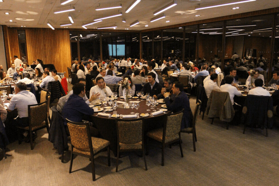 Skretting realizó una ceremonia de reconocimiento a los centros con mejores resultados. Foto: Skretting.