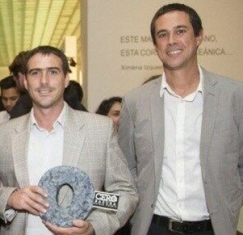 De izquierda a derecha: Rafael Concha y Matías Sjogren, cofundadores de Biofiltro. De izquierda a derecha: Rafael Concha y Matías Sjogren, cofundadores de Biofiltro.